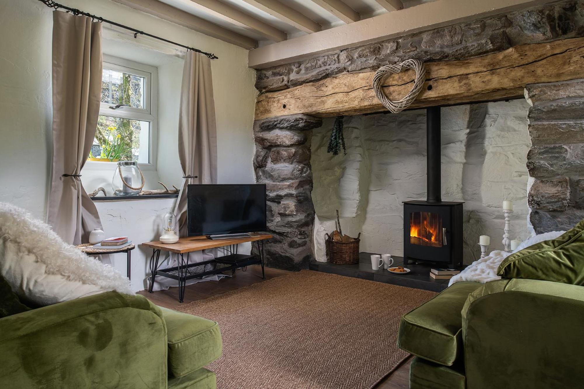 Pen-Y-Bryn Cottage ブライナイ・フェスティニオグ エクステリア 写真